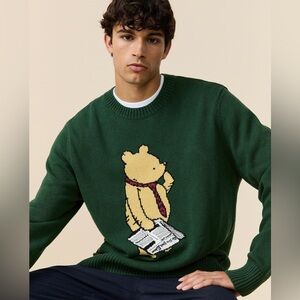 NWT Rowing Blazers x Winnie-The-Pooh Men’s Cotton Linen New Yorker Pooh Sweater